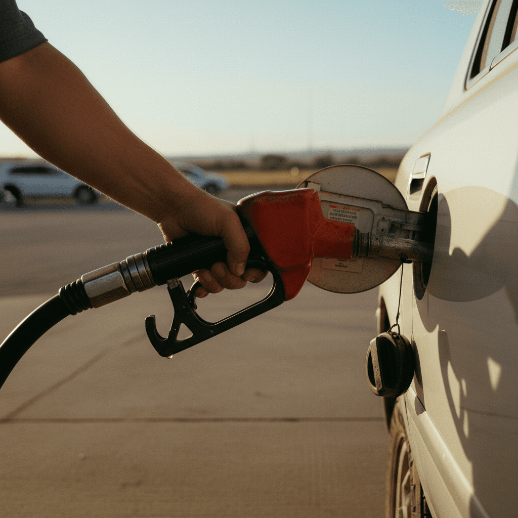 Fuel efficiency - gas pump nozzle