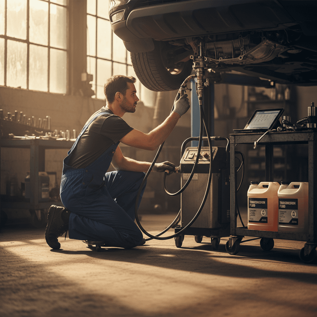Transmission service work