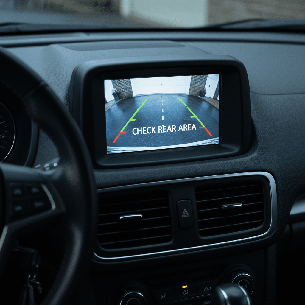 Safety features - backup camera display